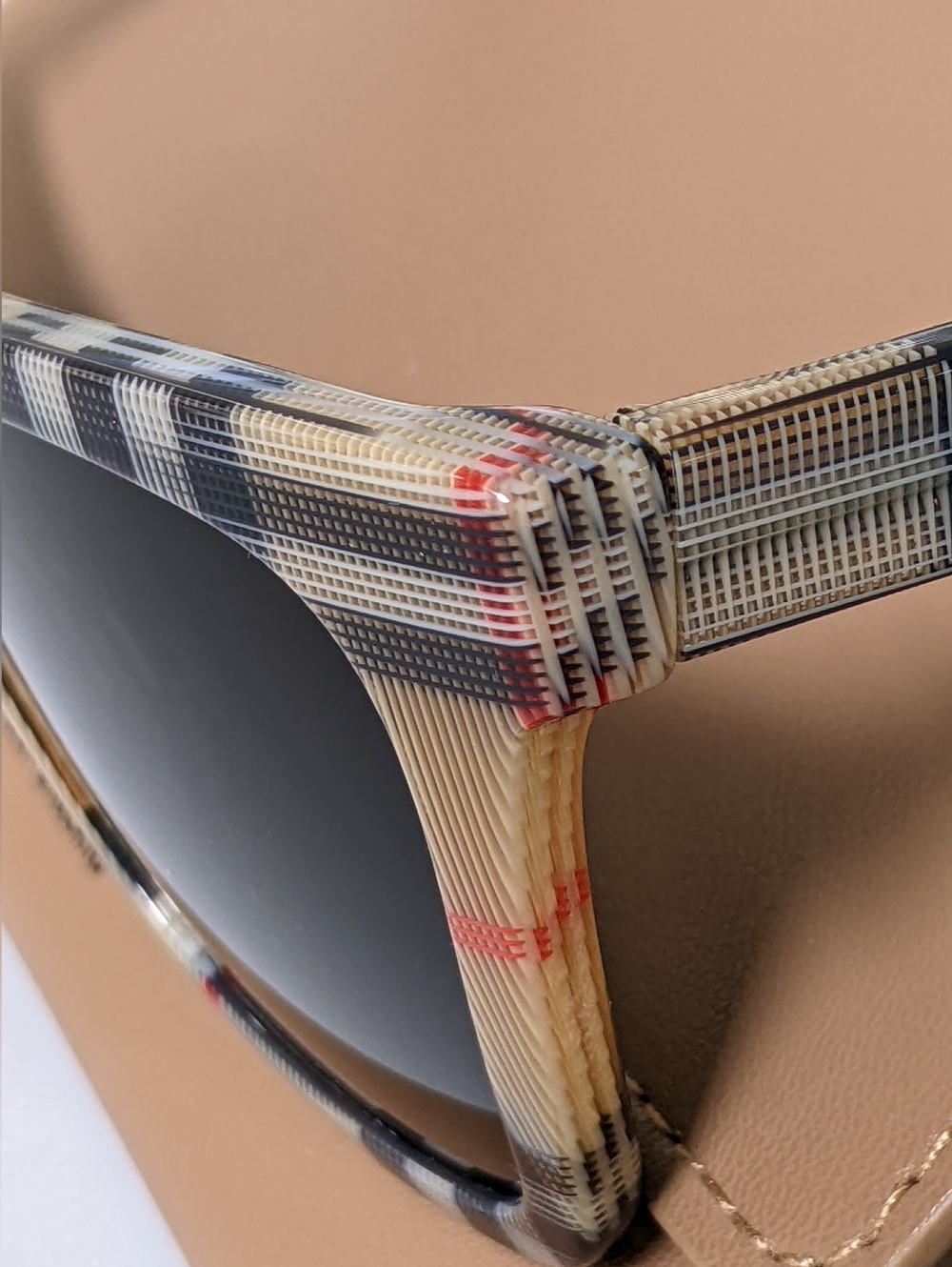 NWT AUTHENTIC BURBERRY 0BE4346 ELSA SUNGLASSES VINTAGE CHECK - Picture 3 of 15